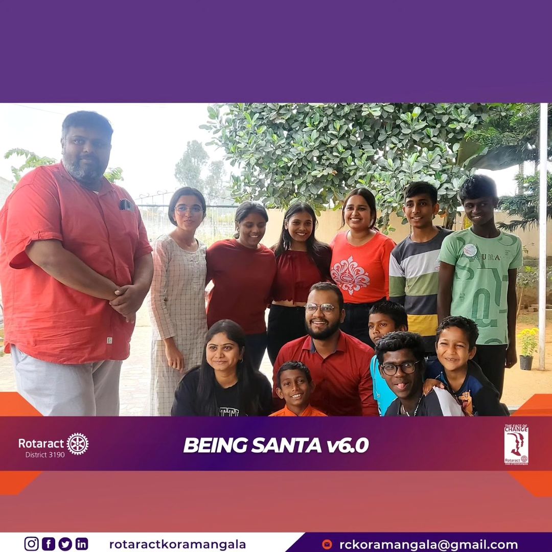 Rotaract Koramangala Bengaluru Being Santa v6.0