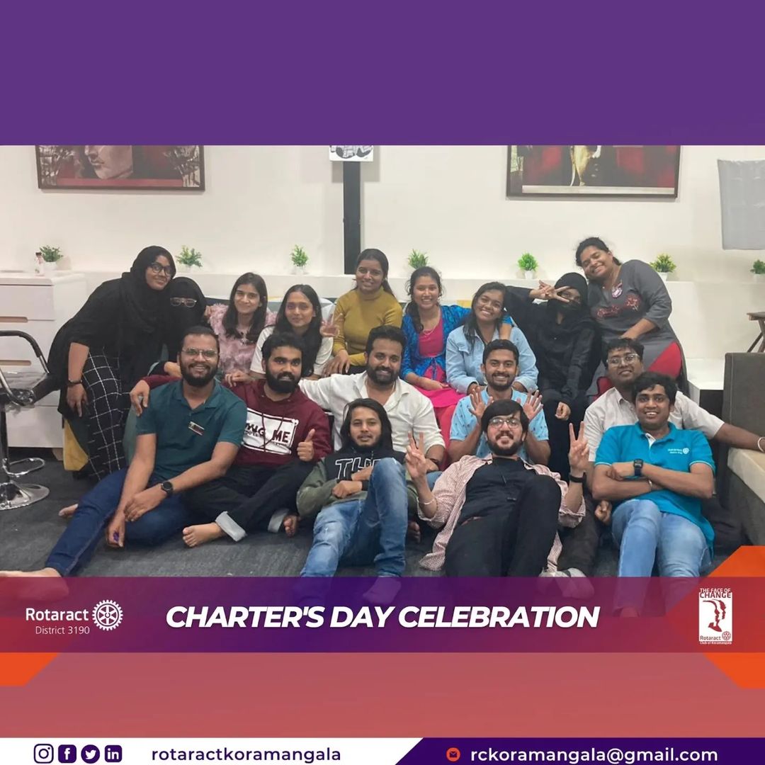 Rotaract Koramangala Bengaluru Charter Day Celebration