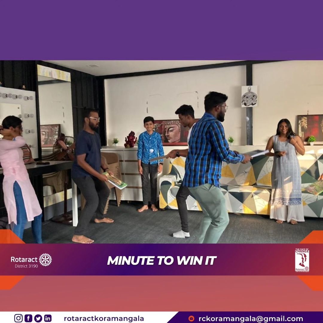 Rotaract Koramangala Bengaluru Minute to Win It