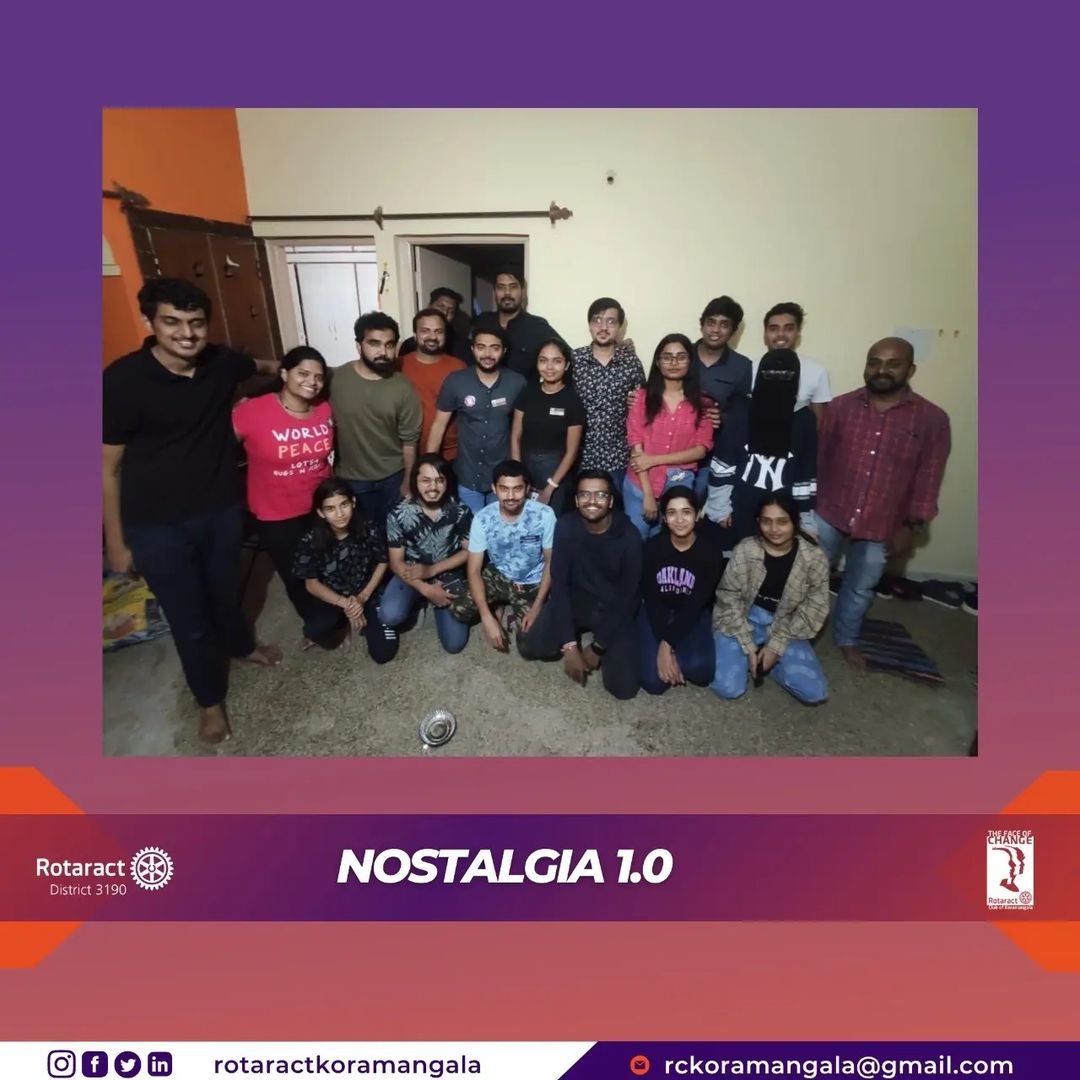 Rotaract Koramangala Bengaluru Nostalgia 1.0