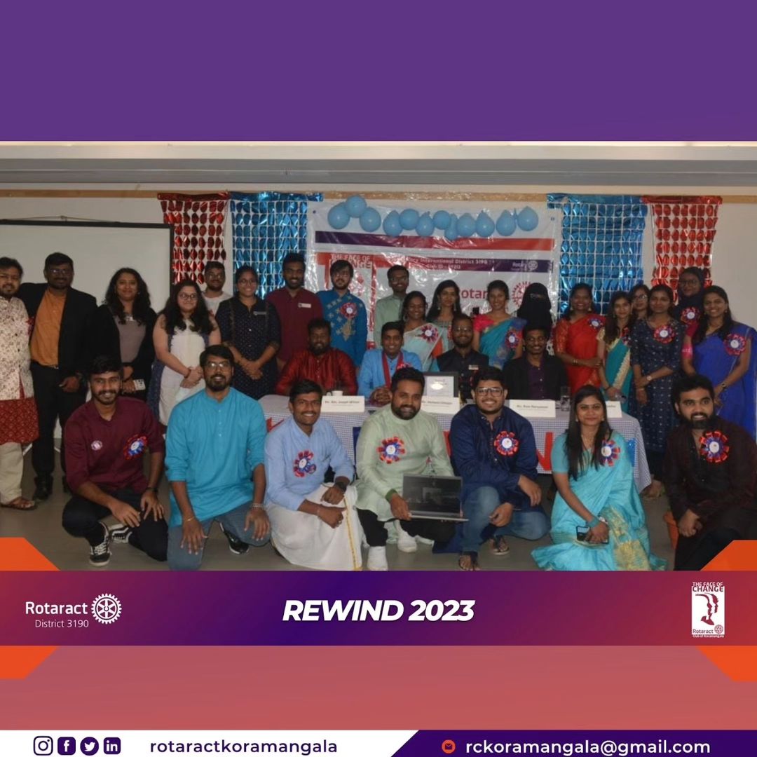 Rotaract Koramangala Bengaluru Rewind 2023 - DOV