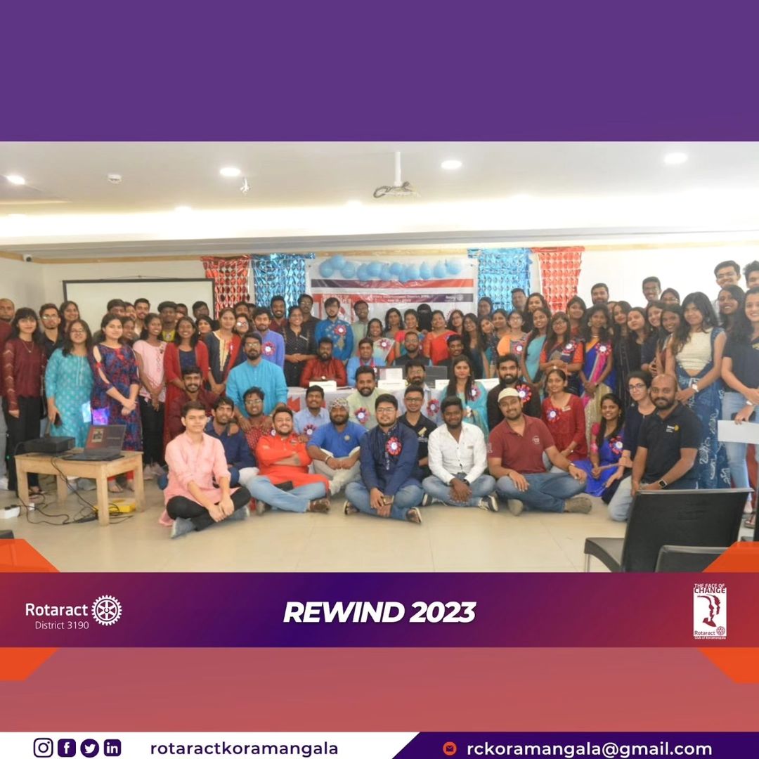 Rotaract Koramangala Bengaluru Rewind 2023 - DOV