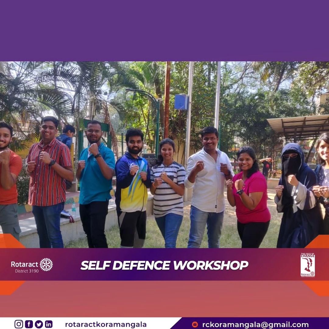 Rotaract Koramangala Bengaluru Self Defence Workshop