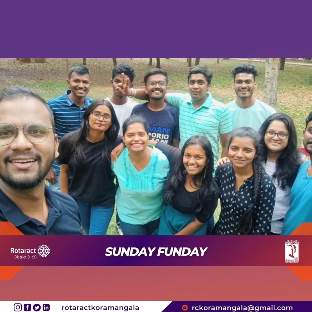 Rotaract Koramangala Bengaluru Sunday Funday