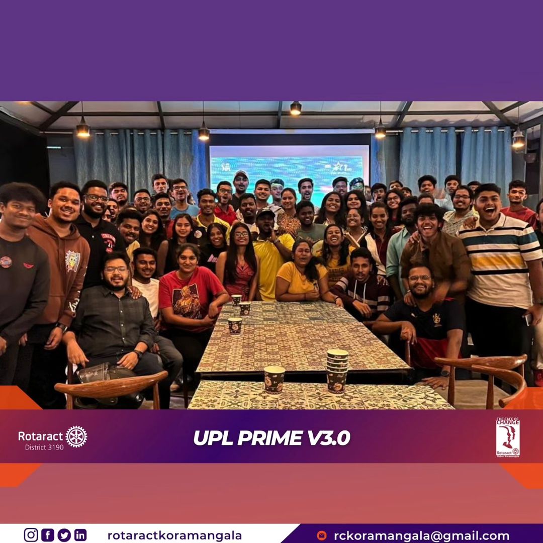Rotaract Koramangala Bengaluru UPL Prime 3.0