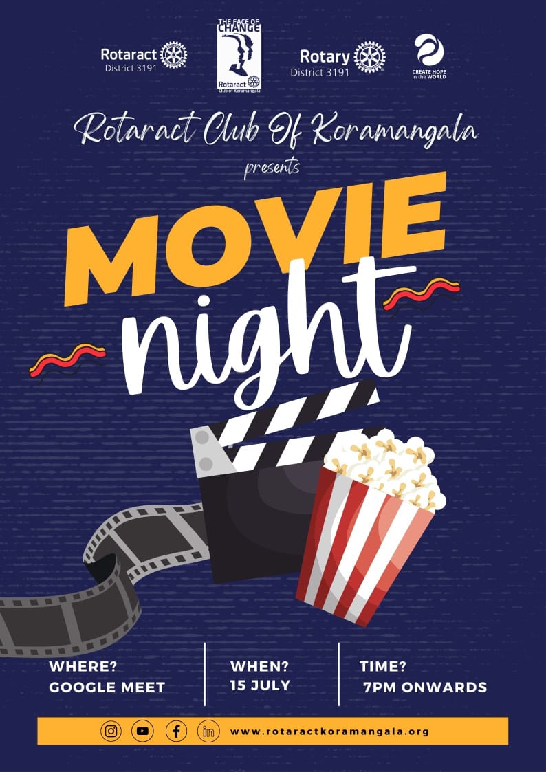 Rotaract Koramangala Bengaluru Movie Night