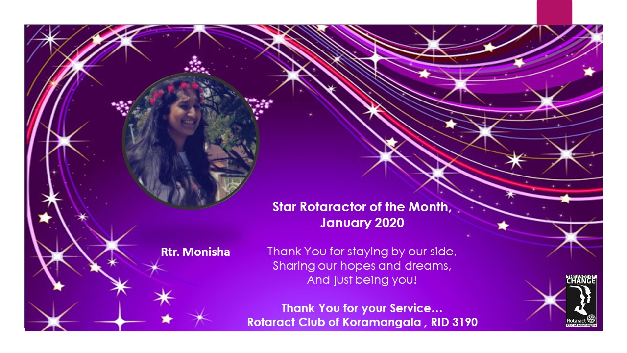 Rotaract Koramangala Bengaluru Showcase January 2020