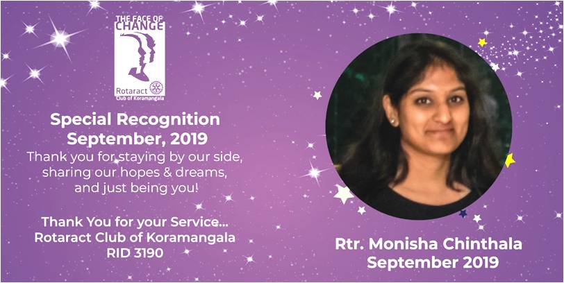 Rotaract Koramangala Bengaluru Showcase September 2019